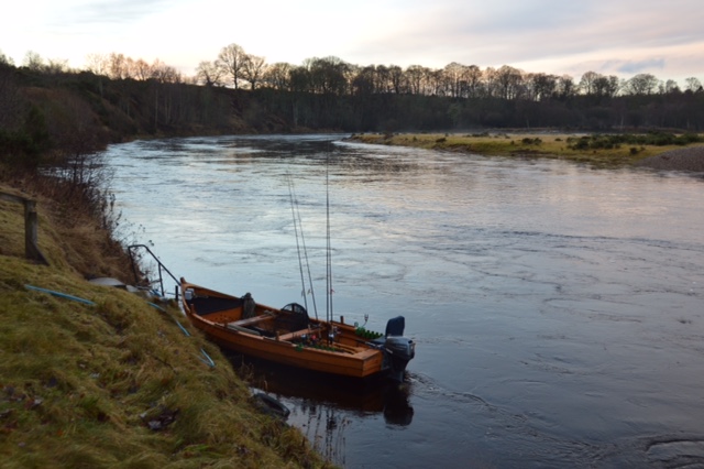 Our boat 'Kathleen' waiting to start the season