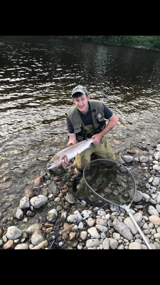 Craig McFarlane with his 11lbs. fish on the 24th of June 2020
