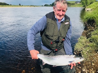 Drew Murray with his 14lbs. fish on 14 June 2019