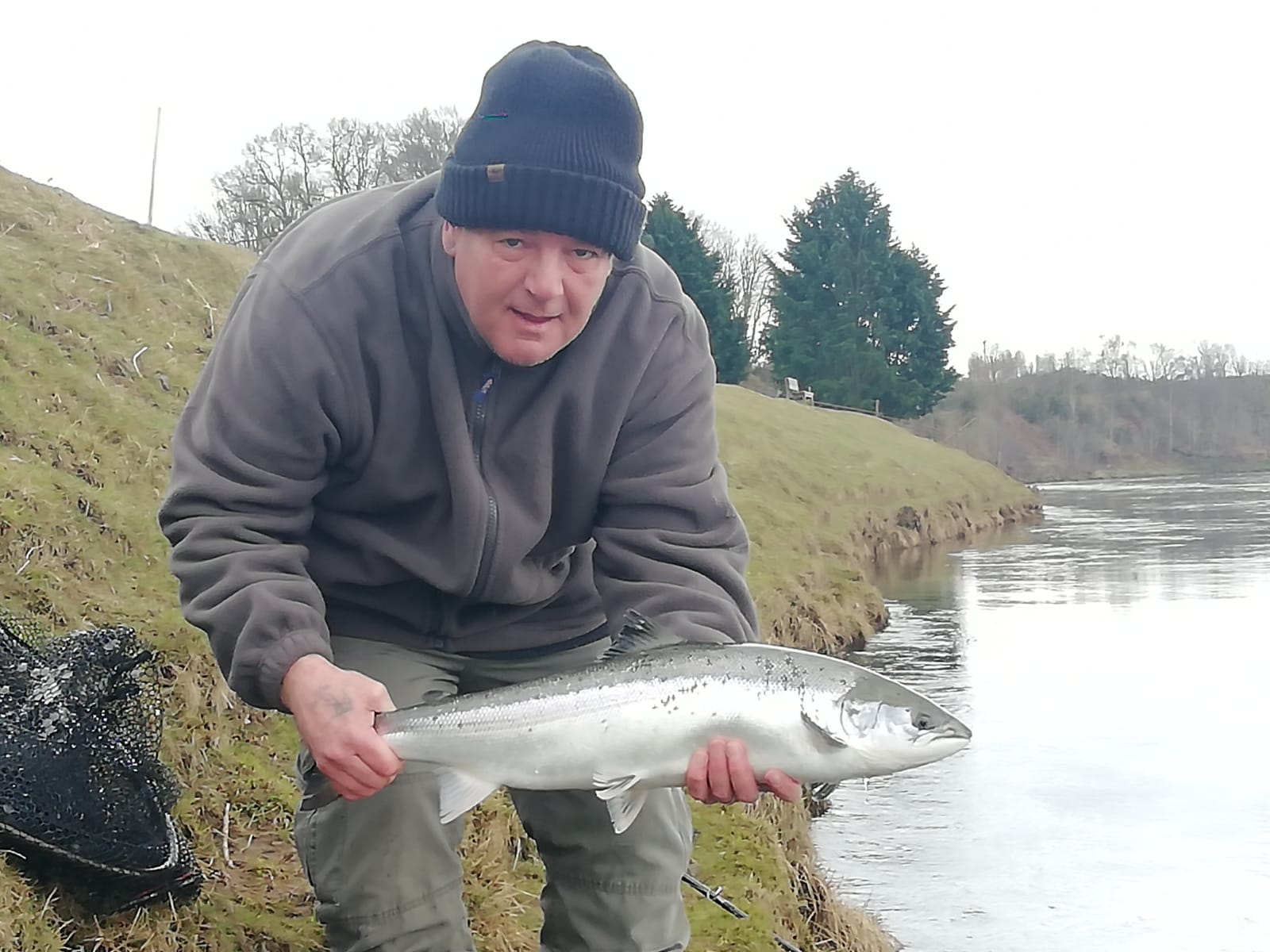 John Dewar with his 10lbs. fish on Tuesday 9th March 2021
