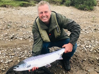 Mark Thomson with his 14lbs. fish on 13 June 2019